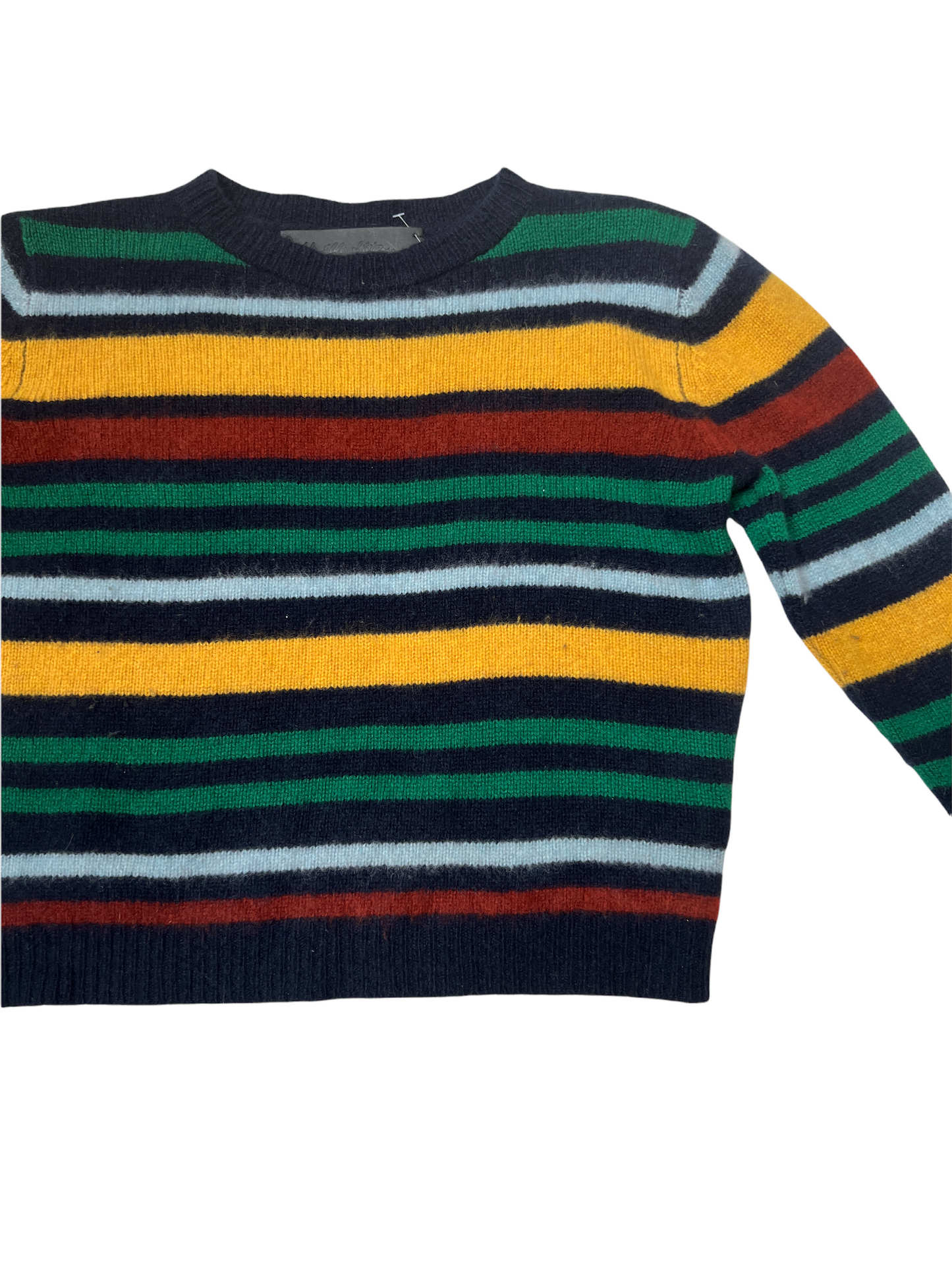Multicolor Striped Cashmere Sweater - M