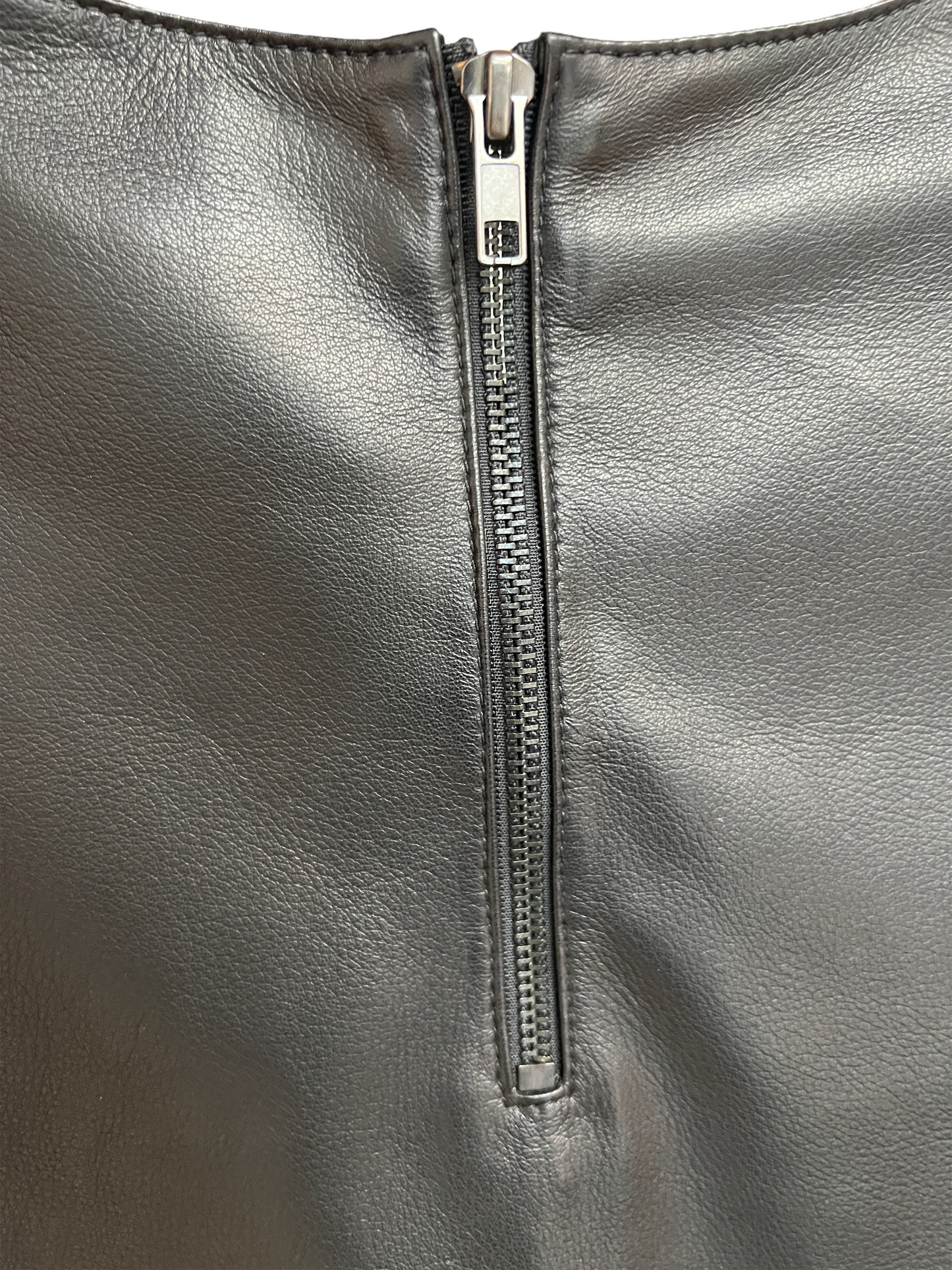 Black Leather Top - S