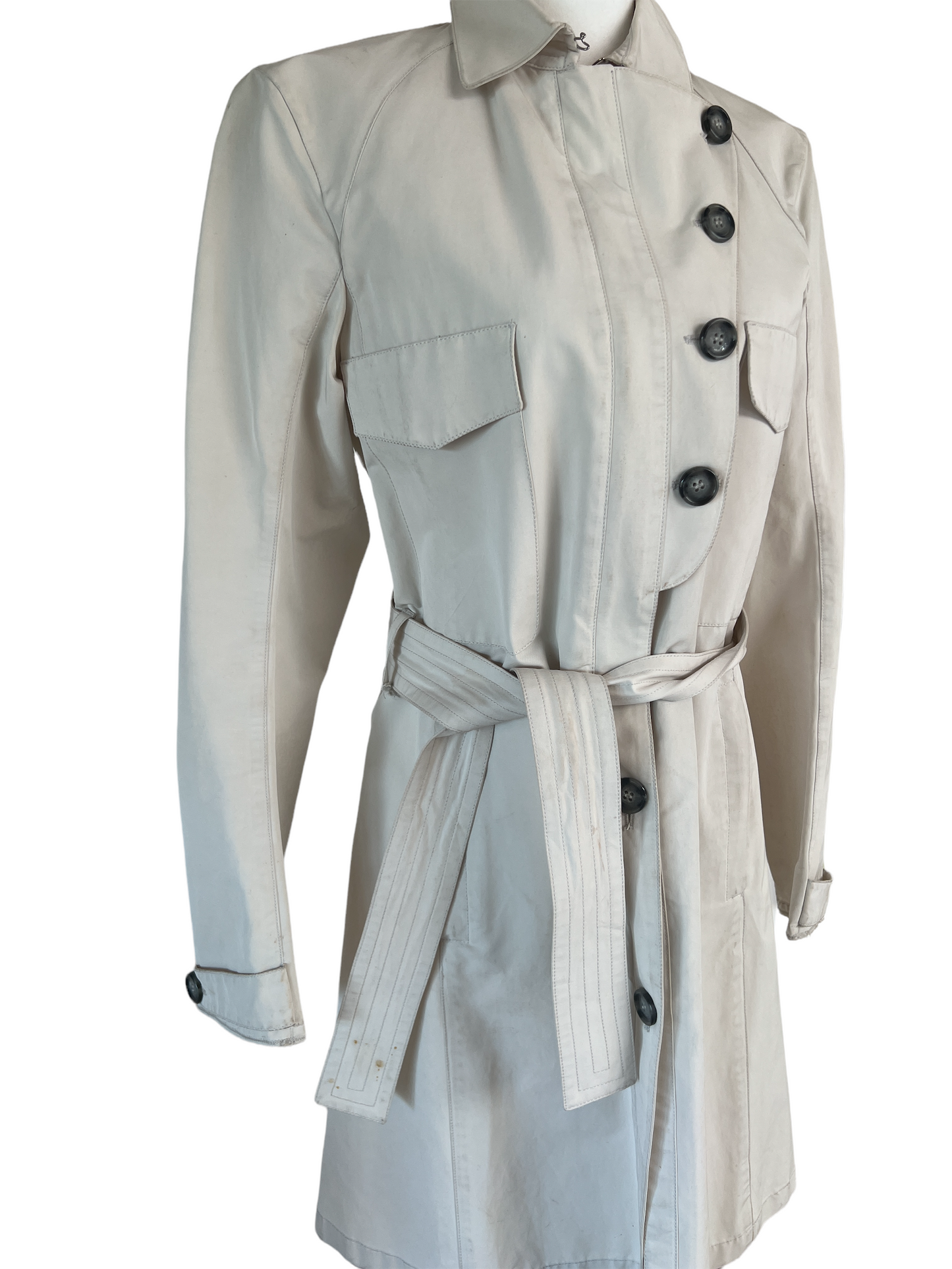 Beige Trench Coat - M