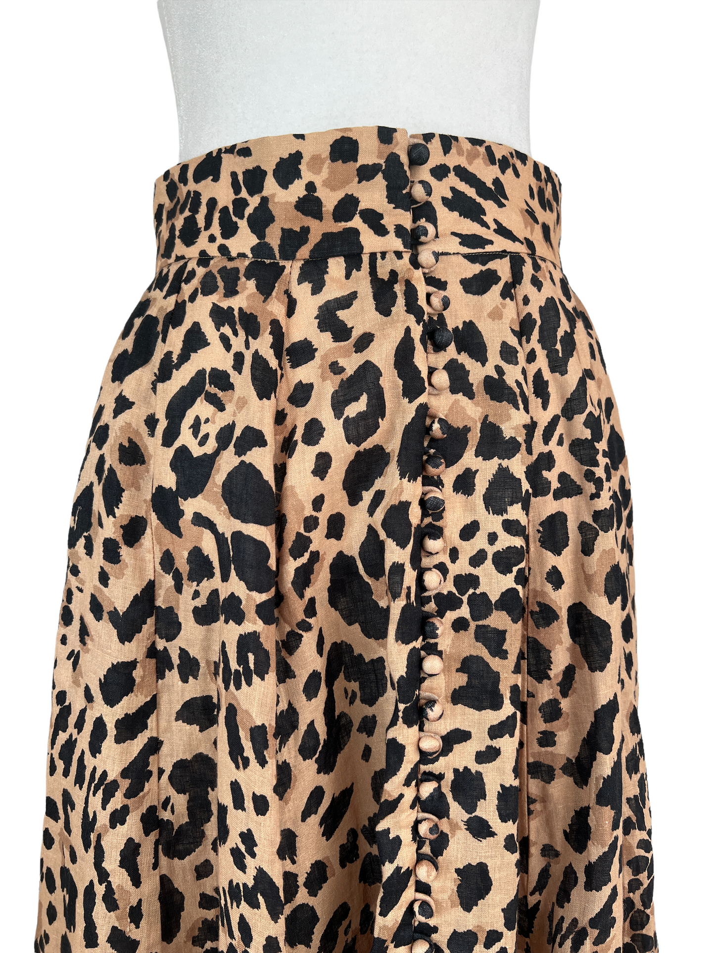 Leopard Print Skirt - 2