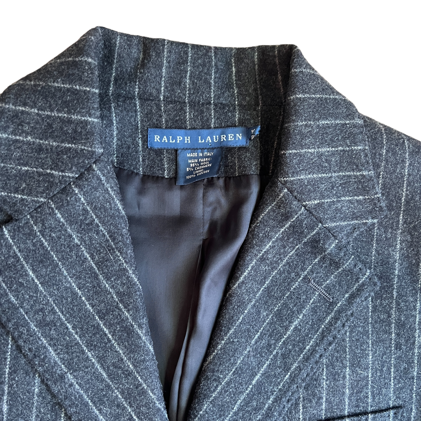 Grey Wool Blazer - 10