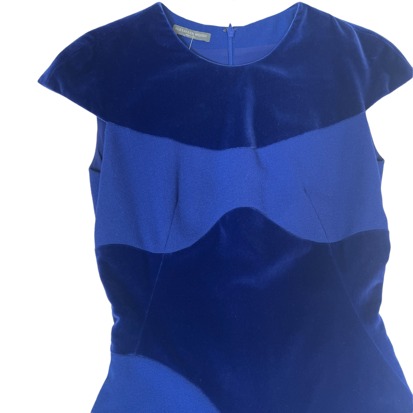 Velvet Blue Dress - S