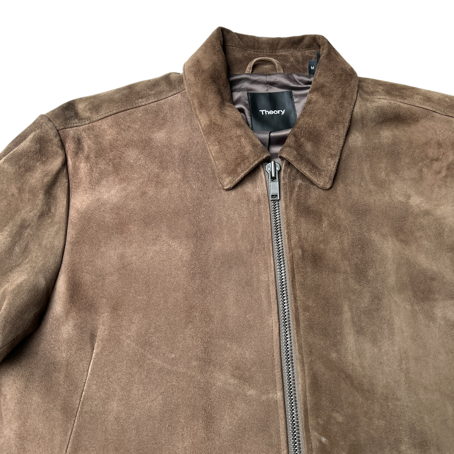 Brown Suede Jacket - M