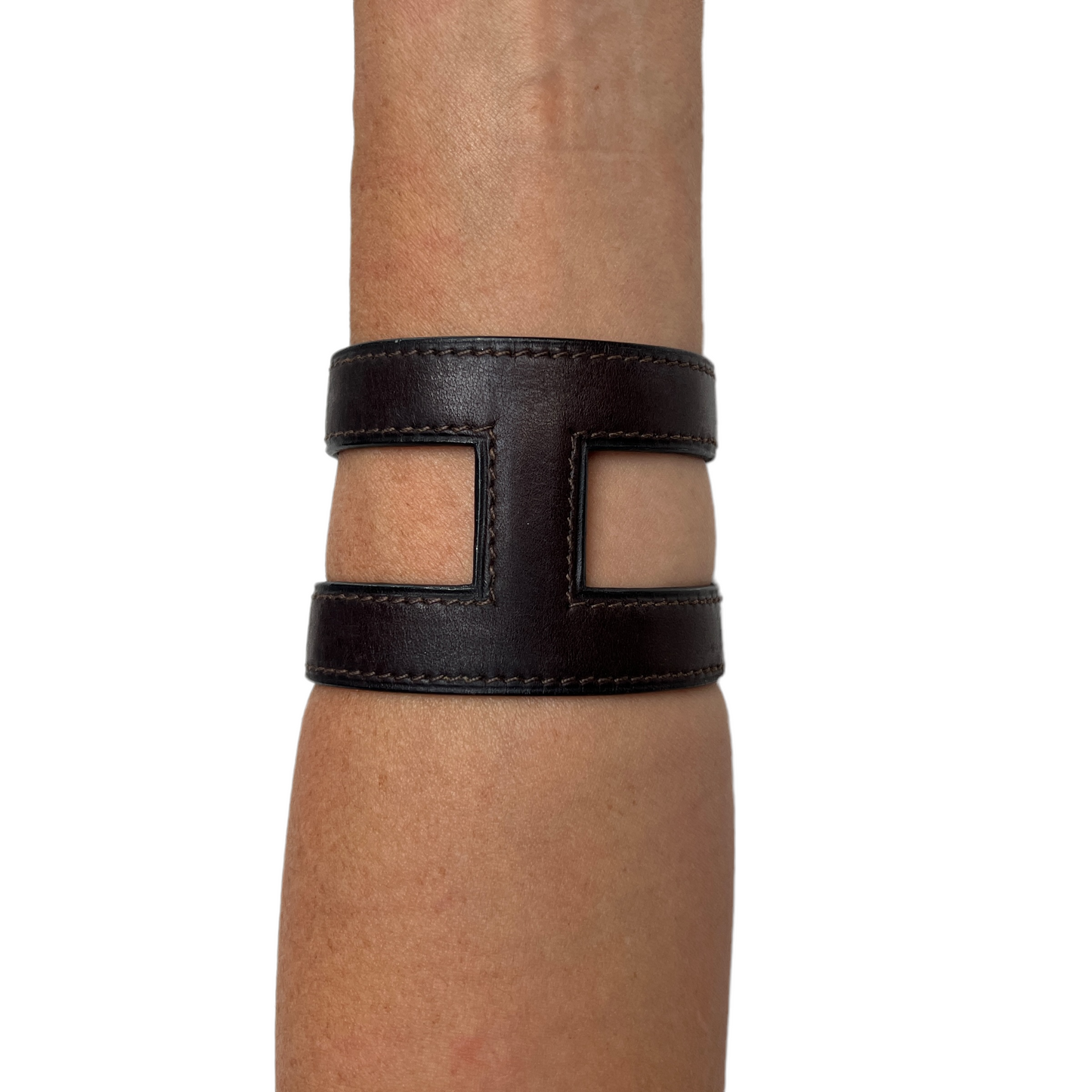 H Ano Leather Bracelet