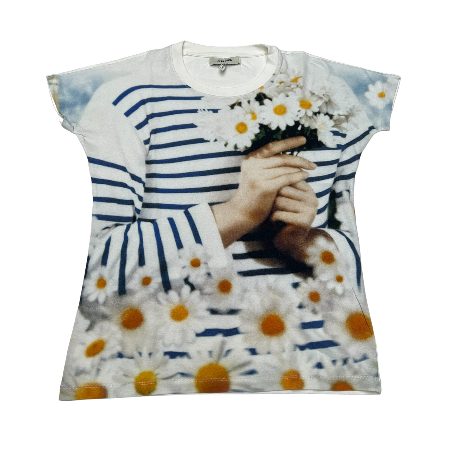 White Graphic T-Shirt - S