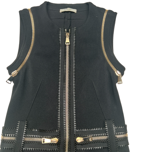 Black & Gold Mini Dress - S