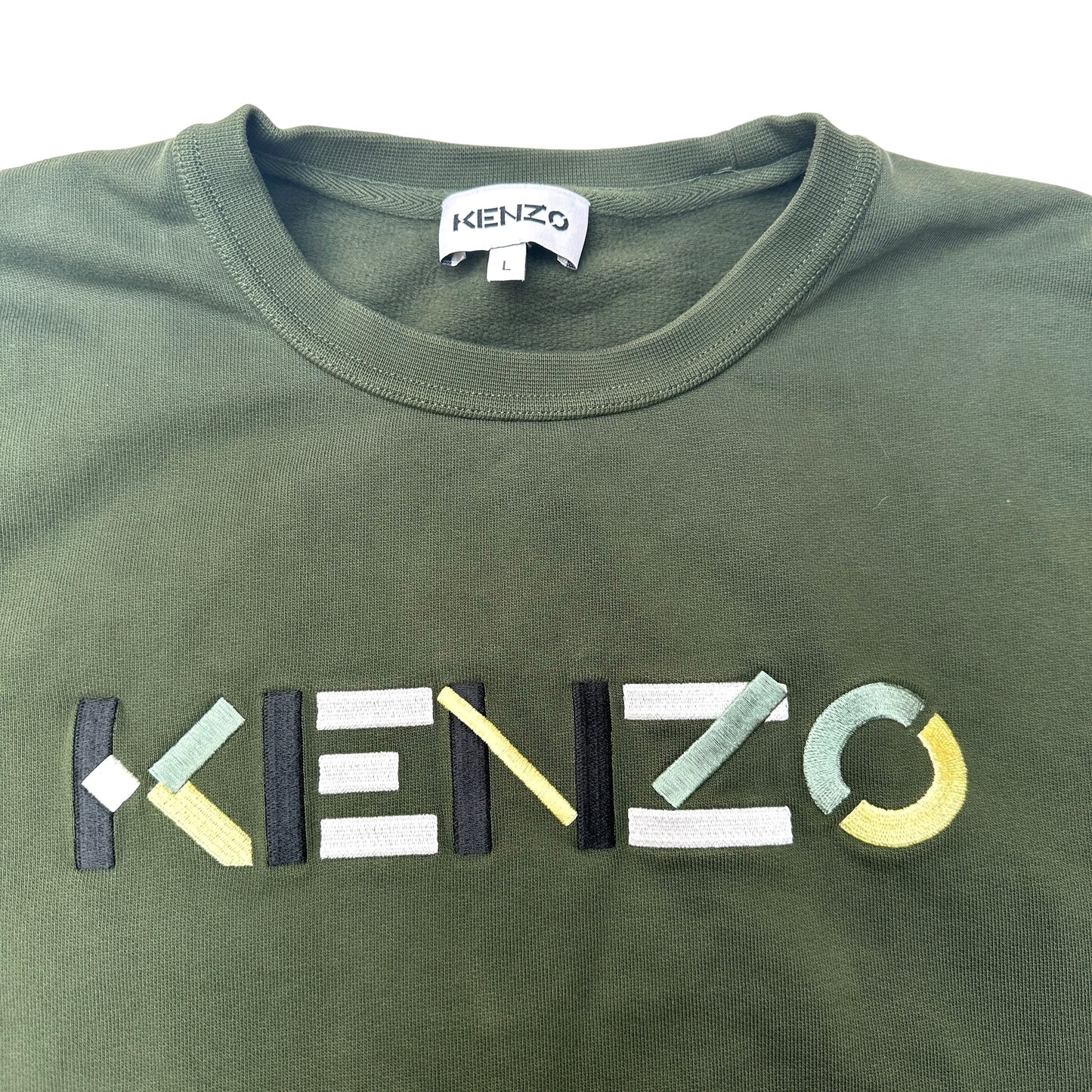 Kaki Green Sweatshirt - L