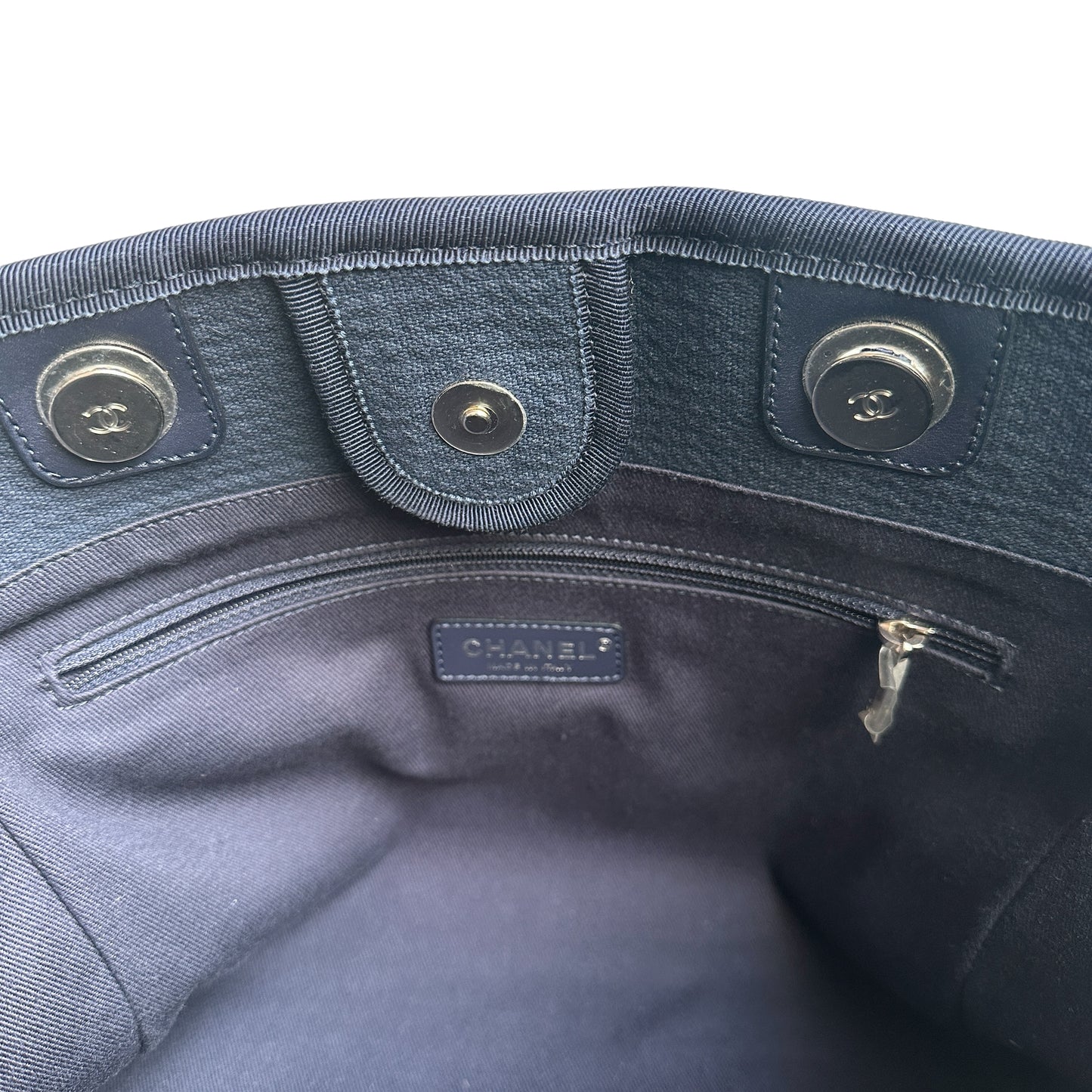 Navy Deauville Bag