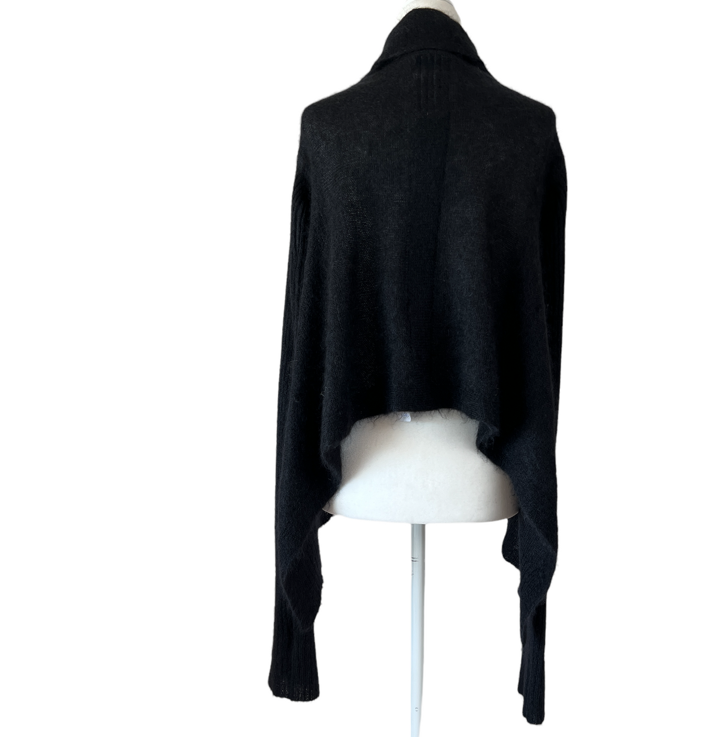 Black Mohair Cardigan - S