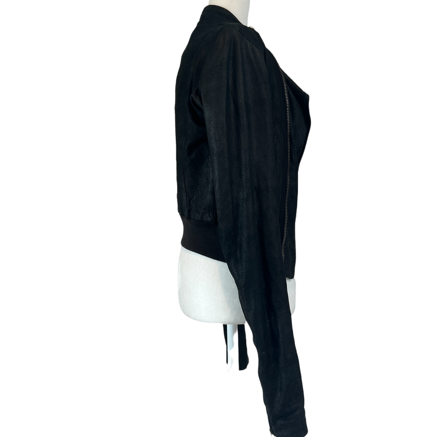 Black Suede Jacket - XS