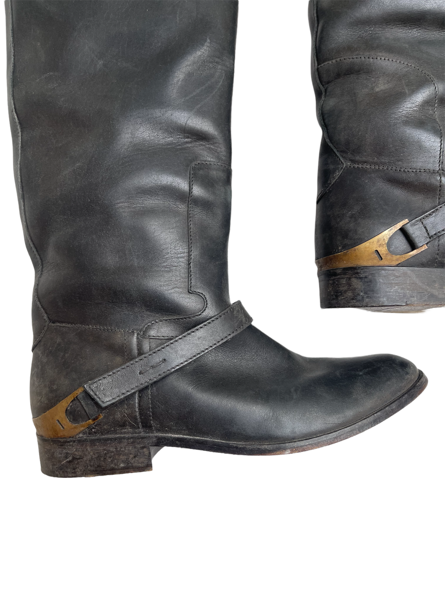 Black Leather Boor - 7