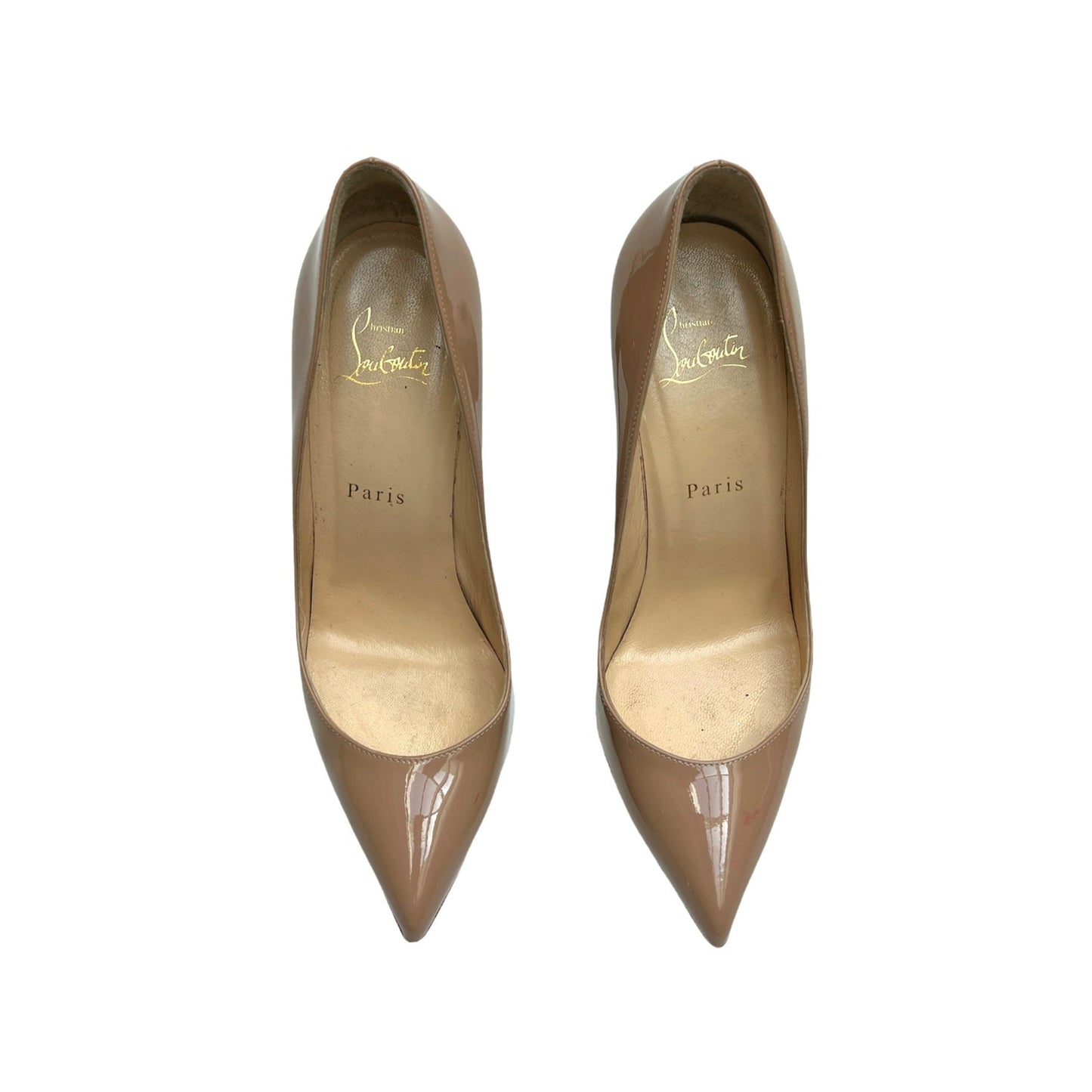 Nude Patent Leather Pump - 8.5