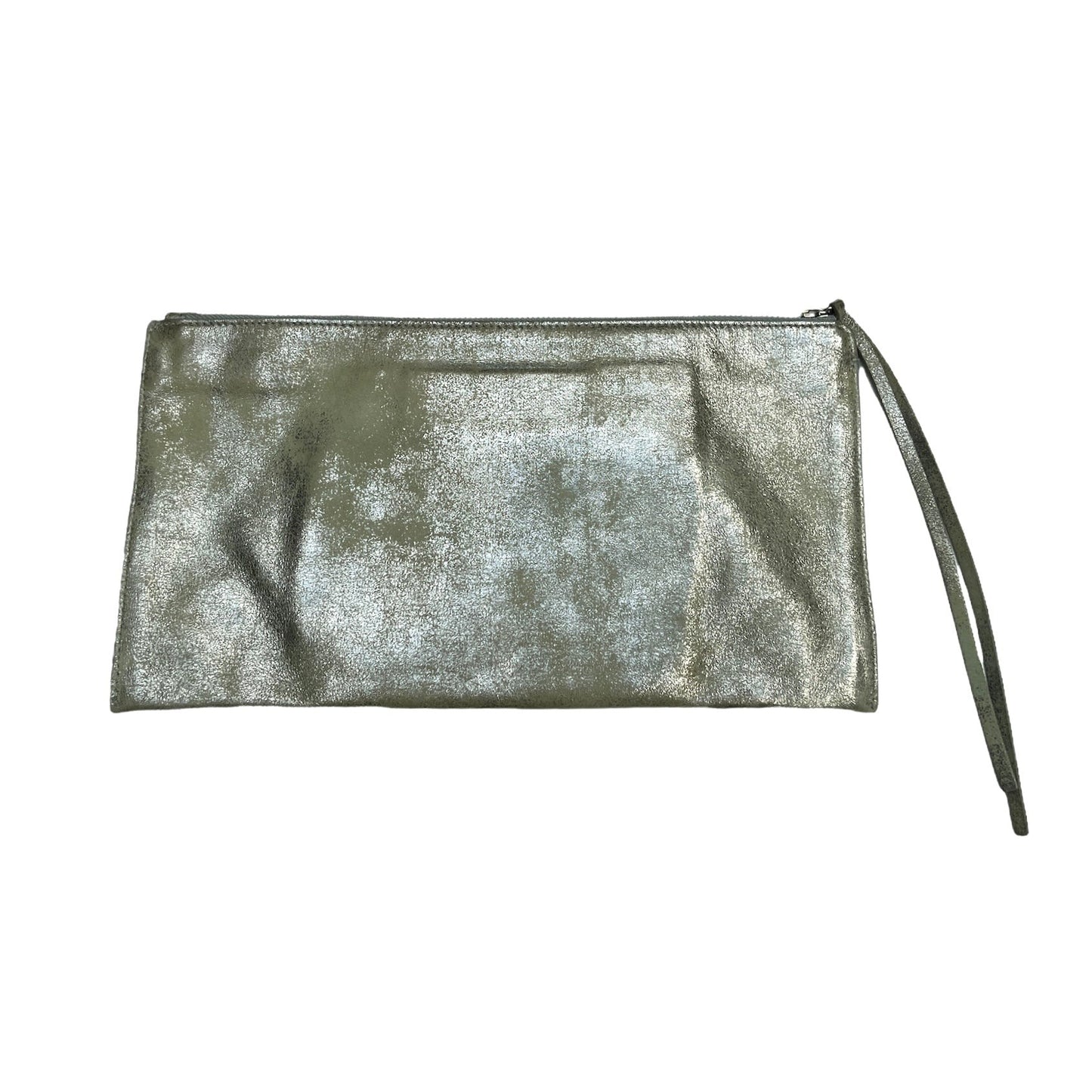 Silver Envelope Clutch