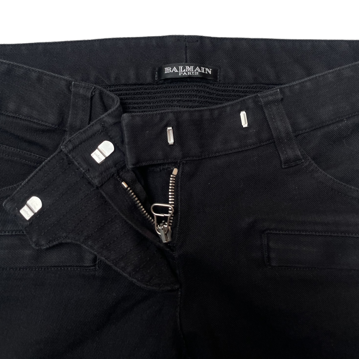Black Denim Pants - XS