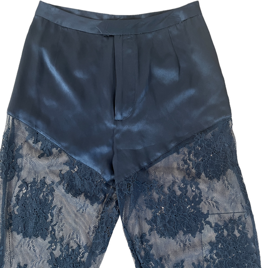 Black Lace Pants - 4