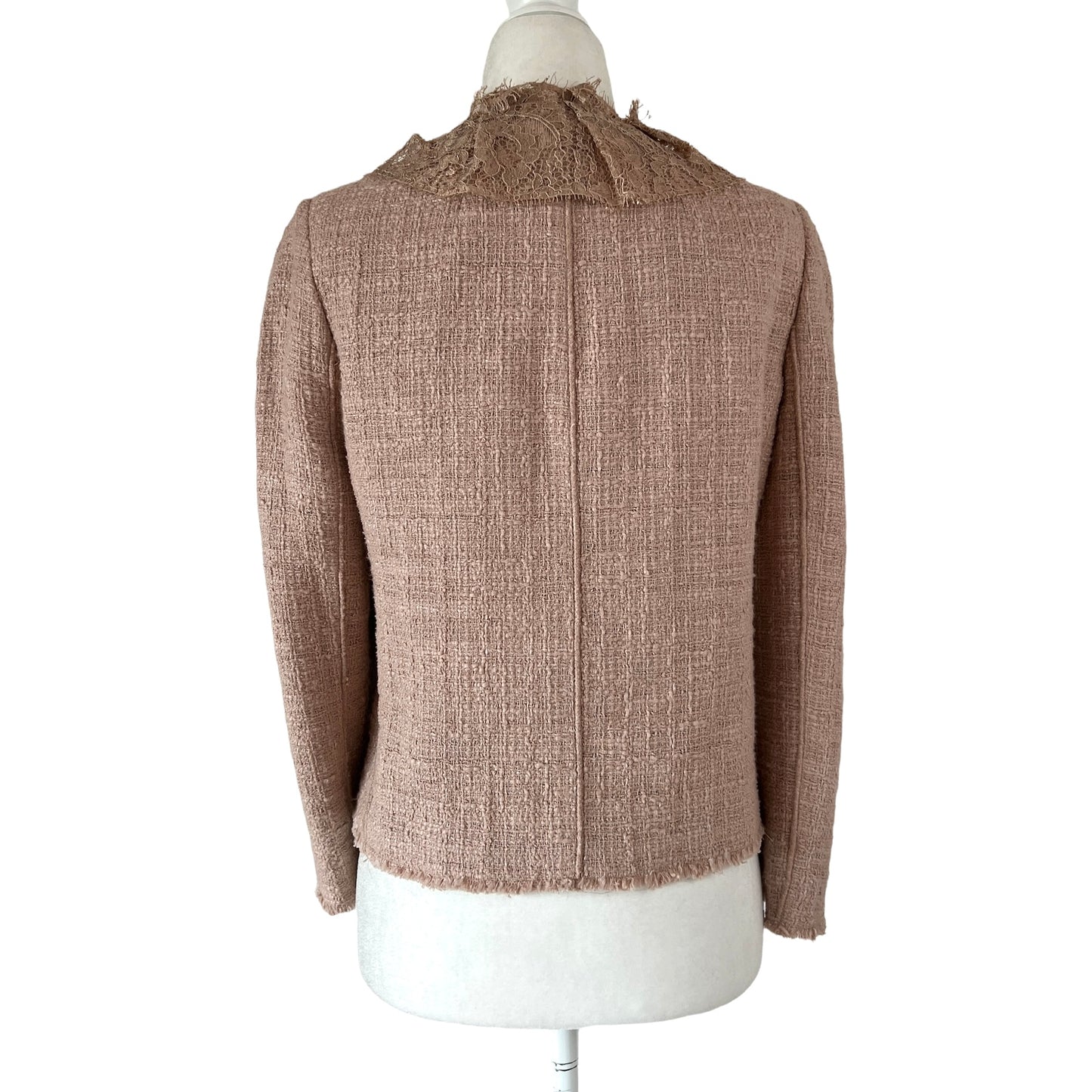 Blush Tweed Jacket - S