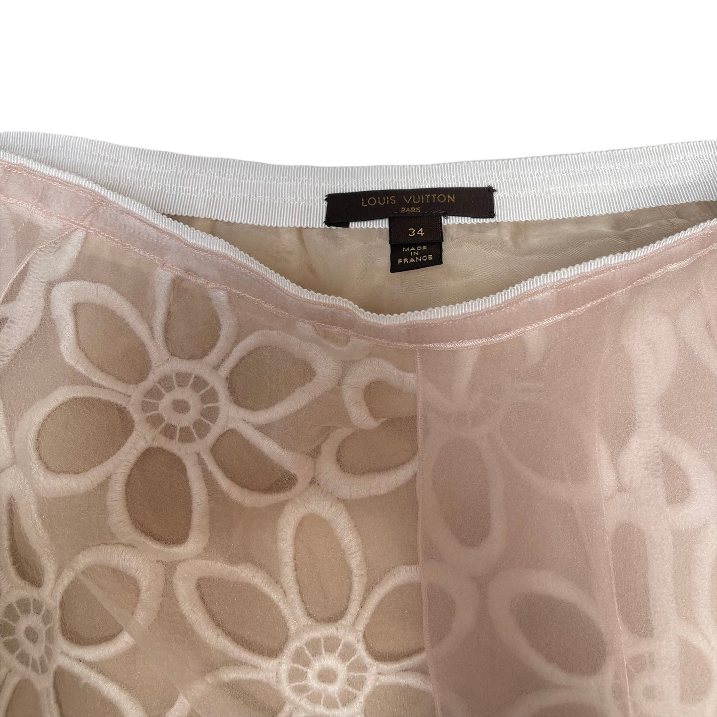 Light Pink Lace Skirt - XS