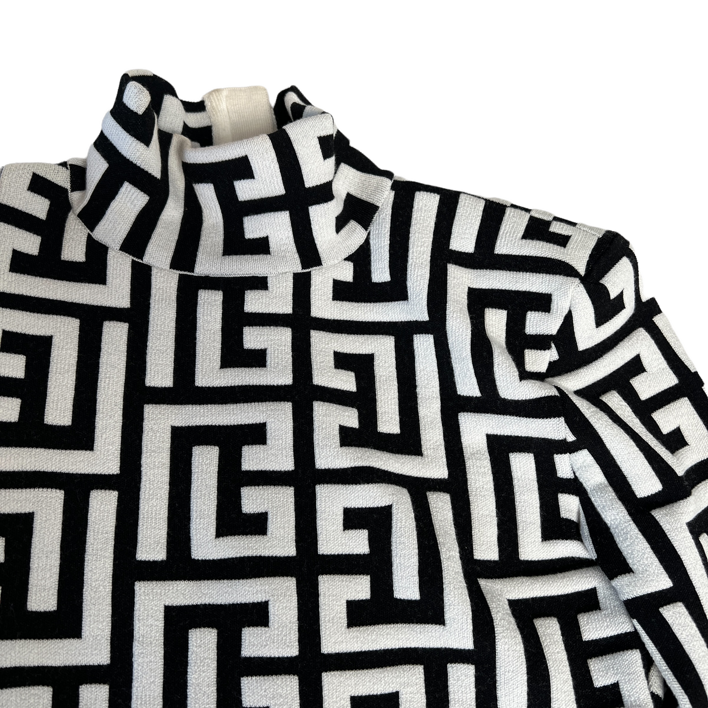 2022 Black & White Print Dress - XS