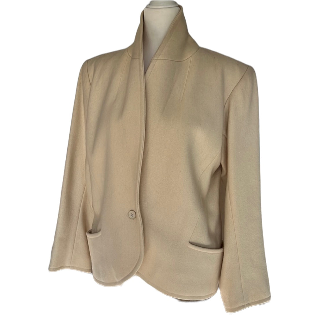 Vintage Beige Blazer - 44