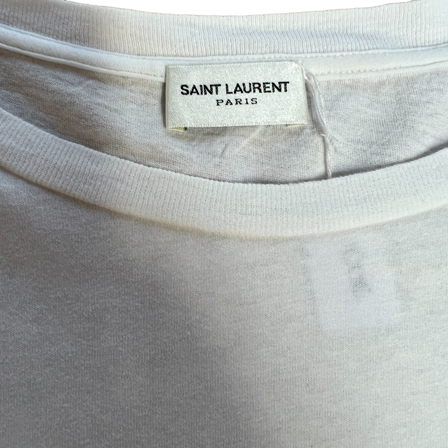 White Printed T-shirt - S