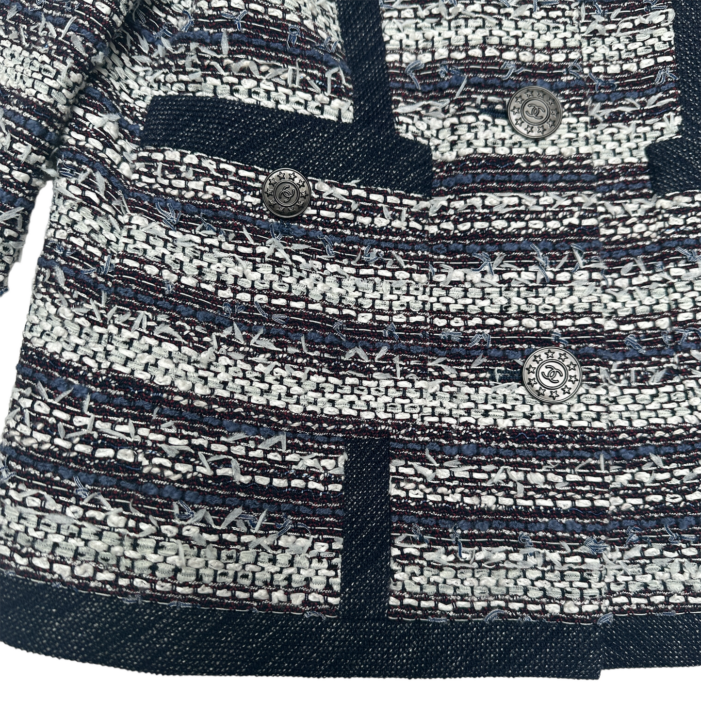 Blue & White Blazer - S