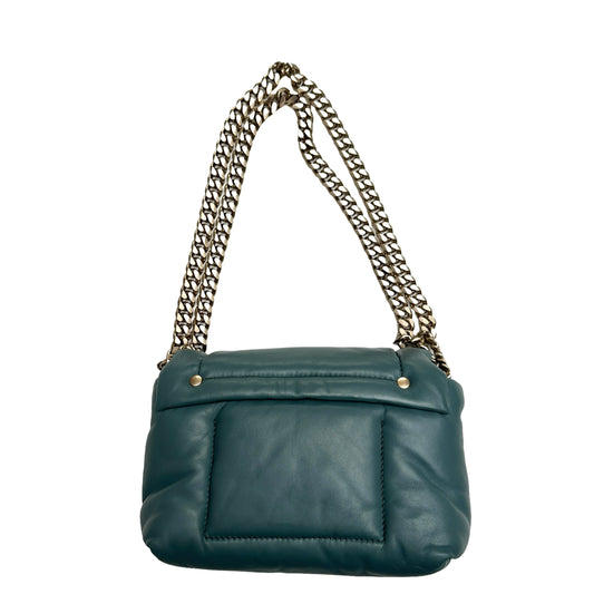 Blue Harris Padded Shoulder Bag