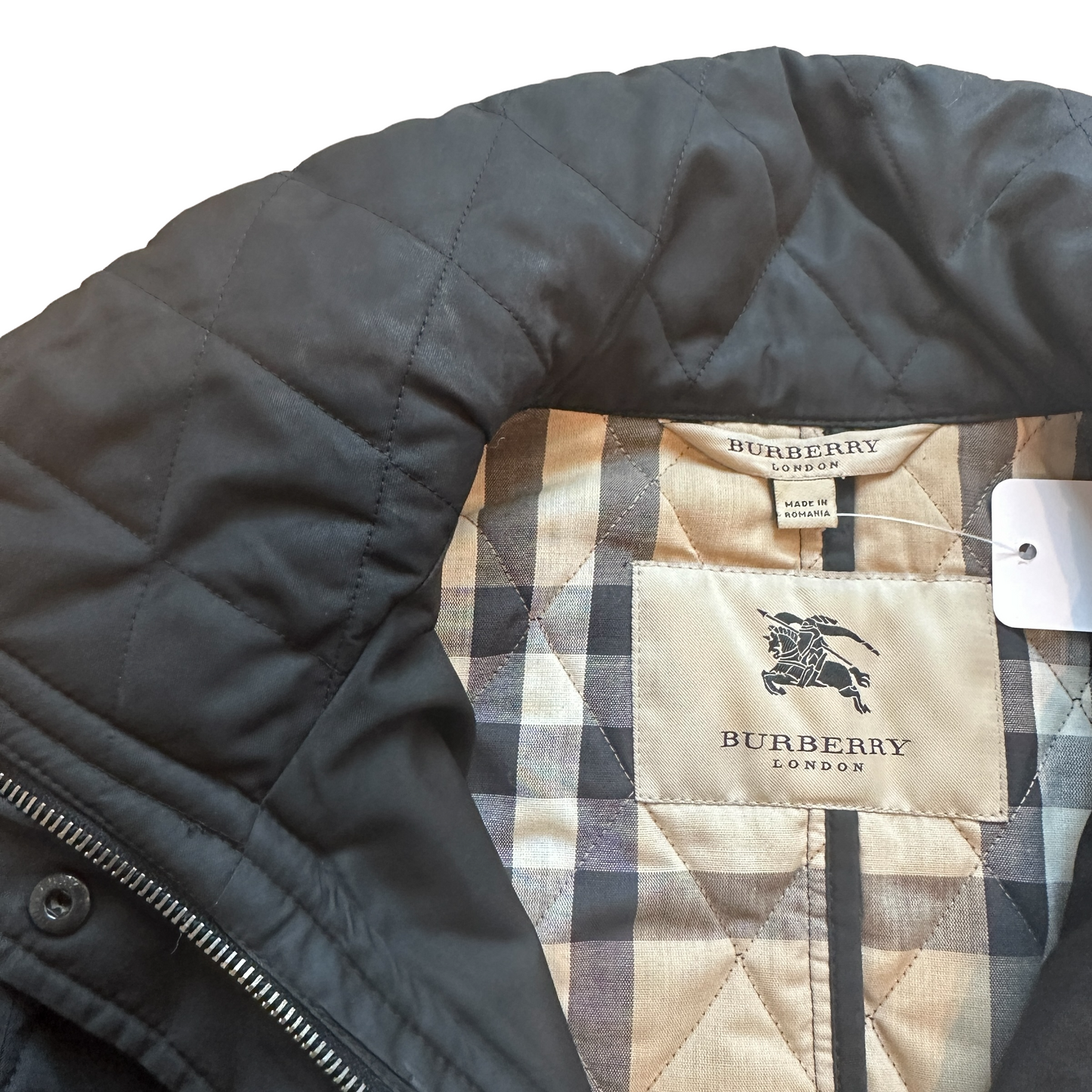 Burberry Light Black Coat - S
