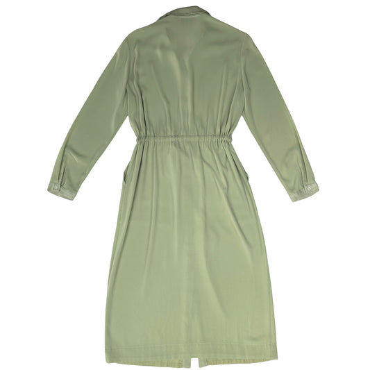 Green Silk Dress - M