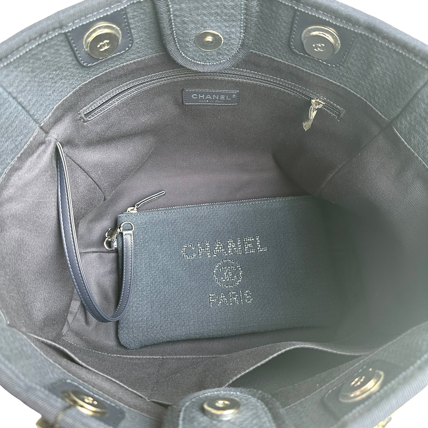 Navy Deauville Bag
