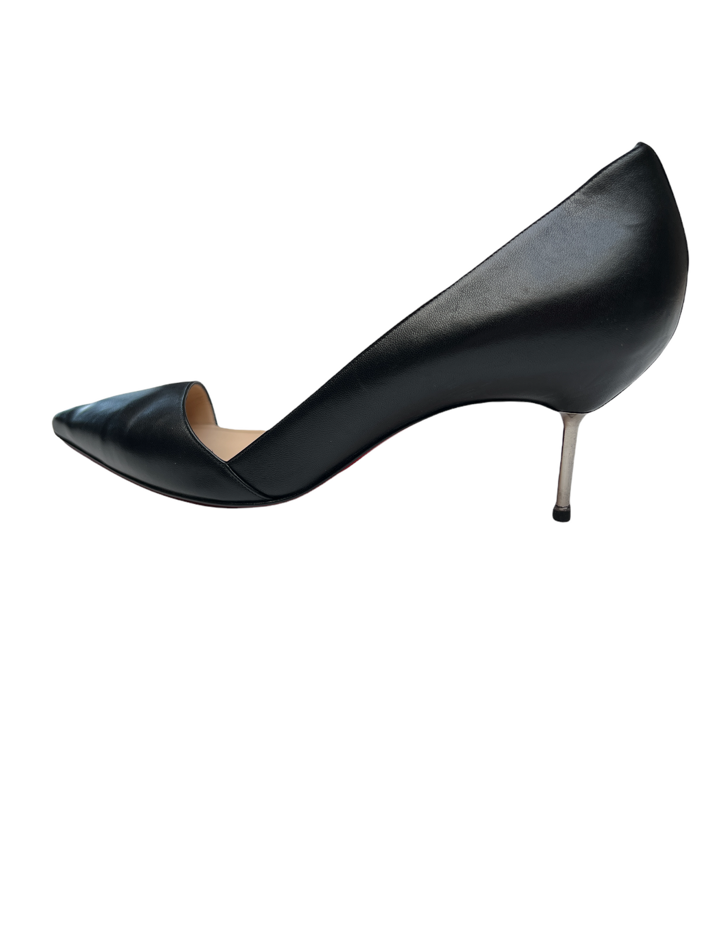 Black Leather and Silver Heels - 11