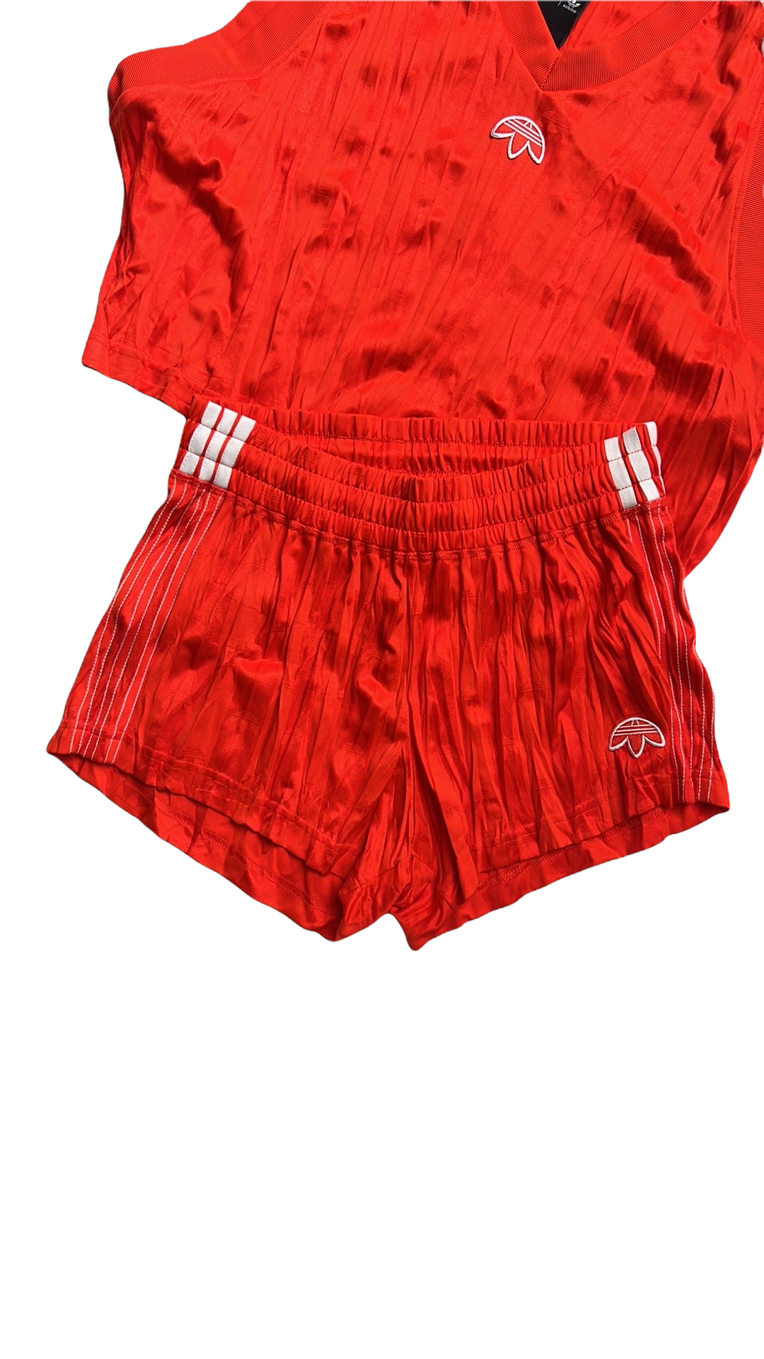 Orange Top & Shorts Set