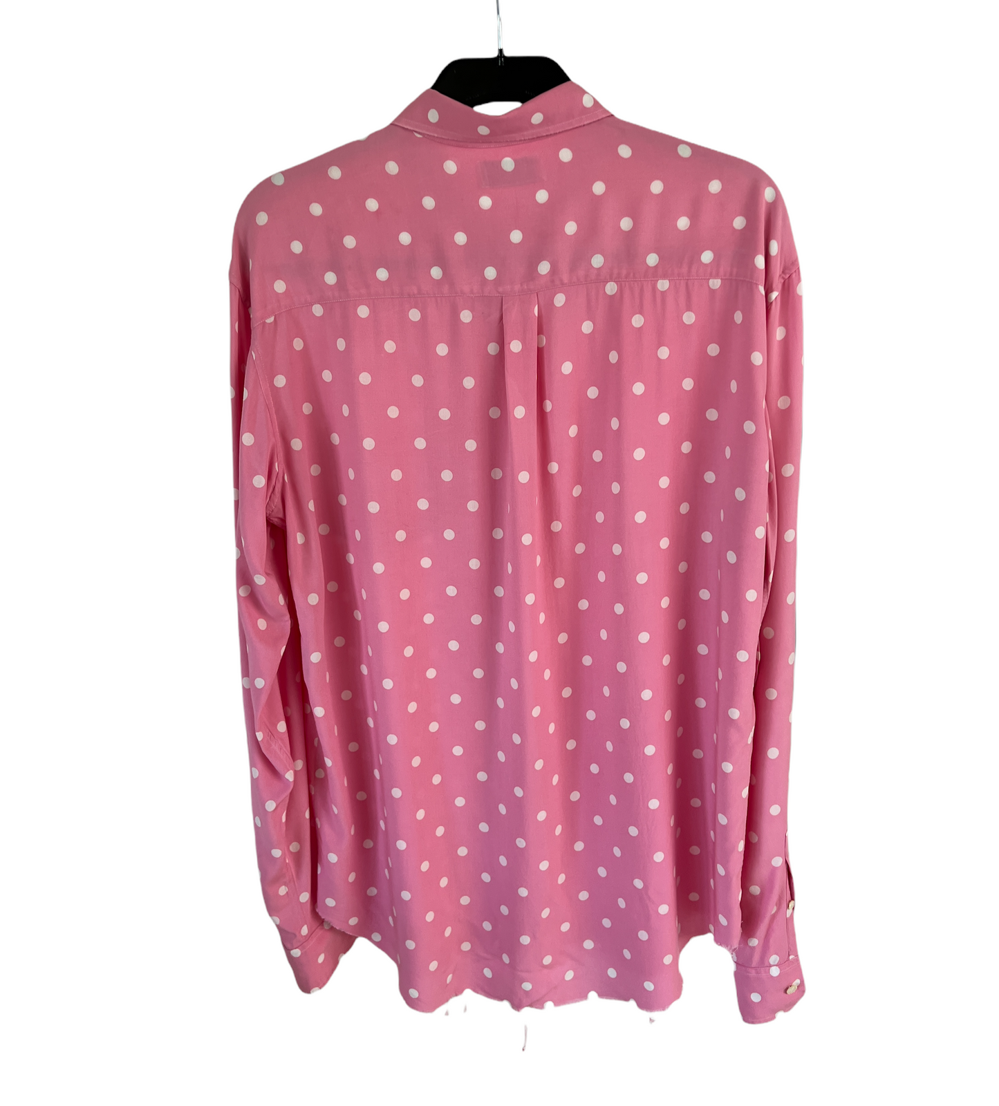Pink Polka Dot Shirt - L