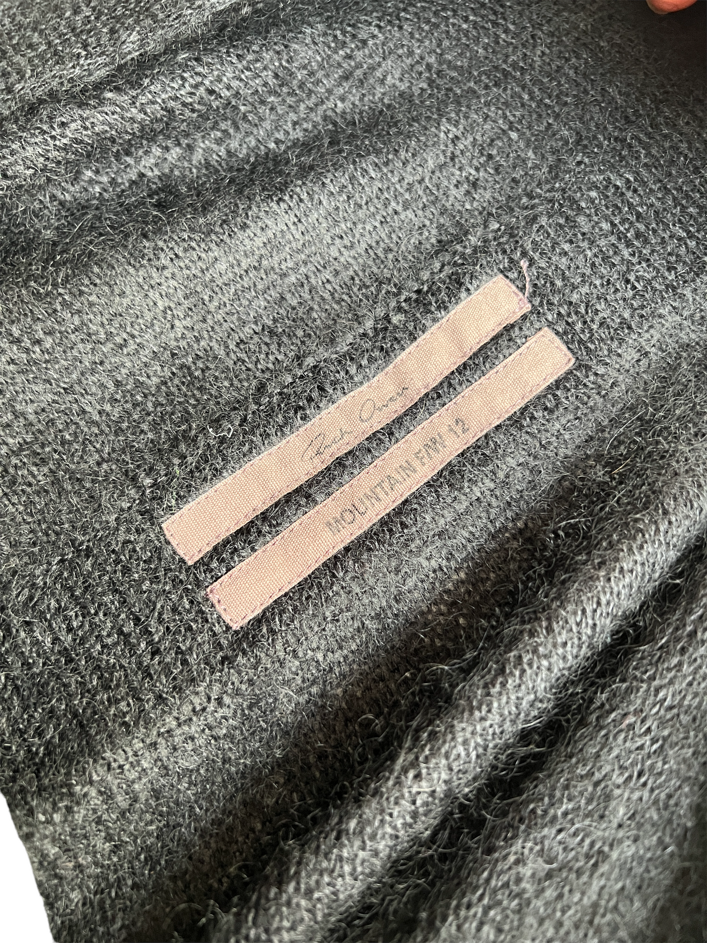 Black Mohair Cardigan - S