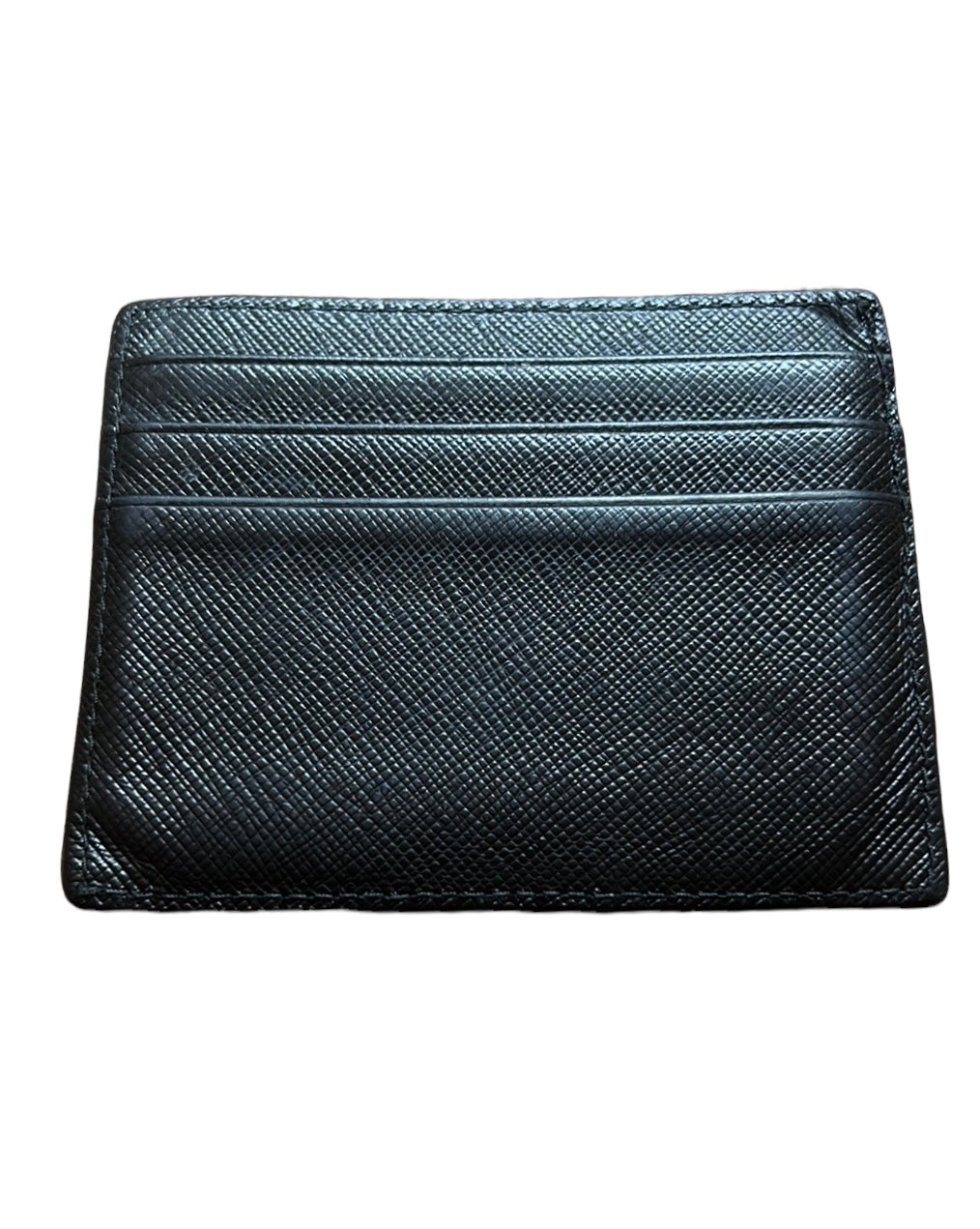 Navy Leather Cardholder