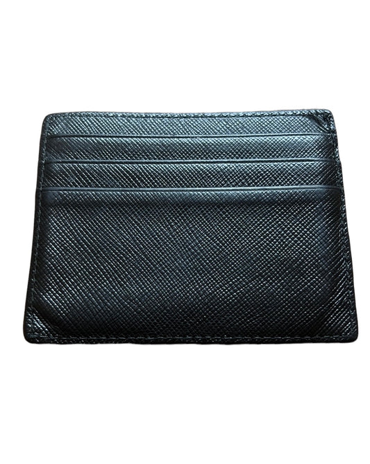 Navy Leather Cardholder