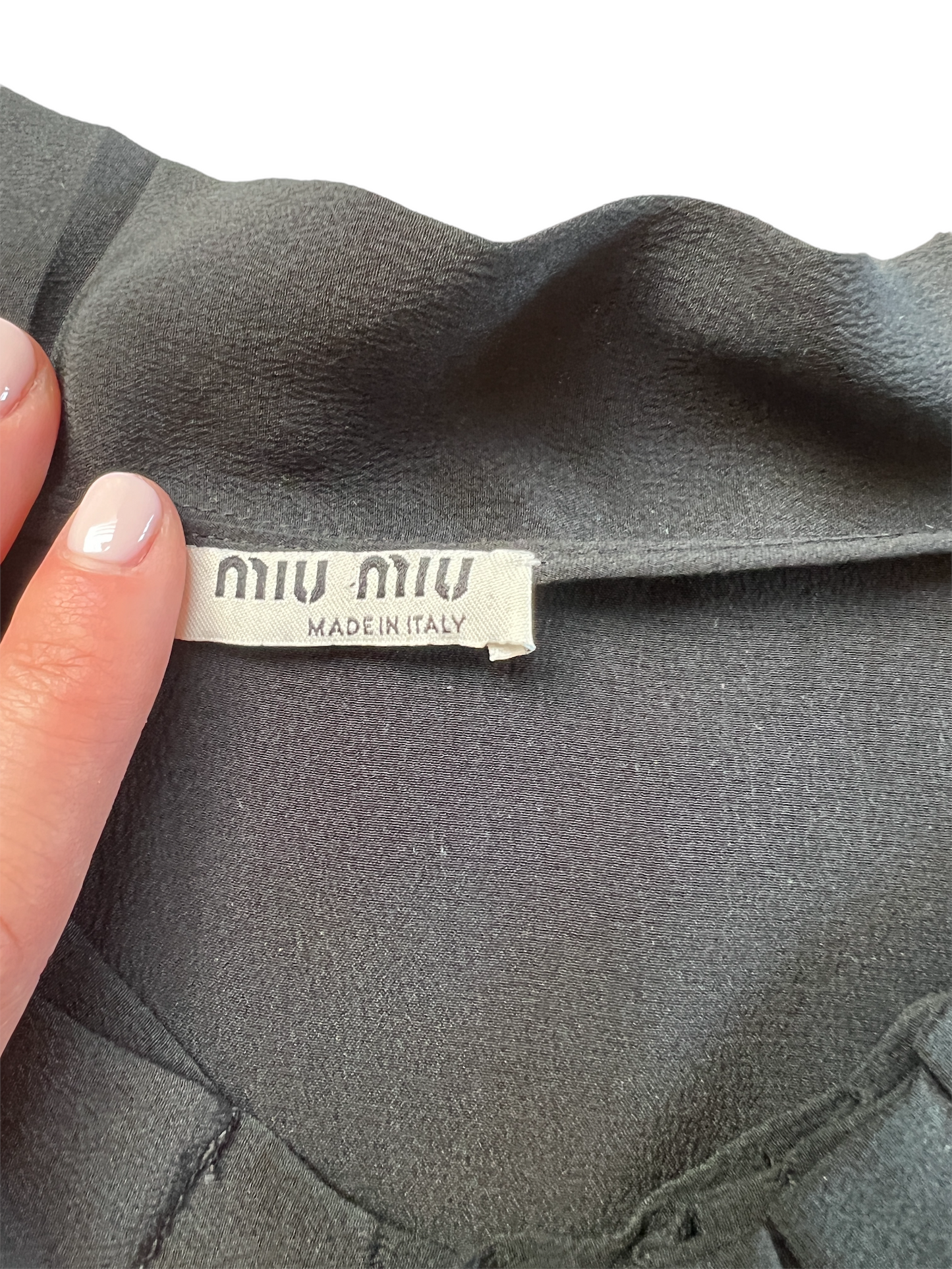 Crewneck Black Blouse - S