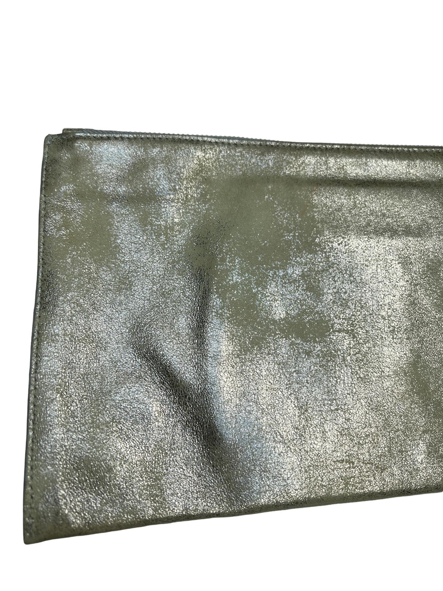 Silver Envelope Clutch