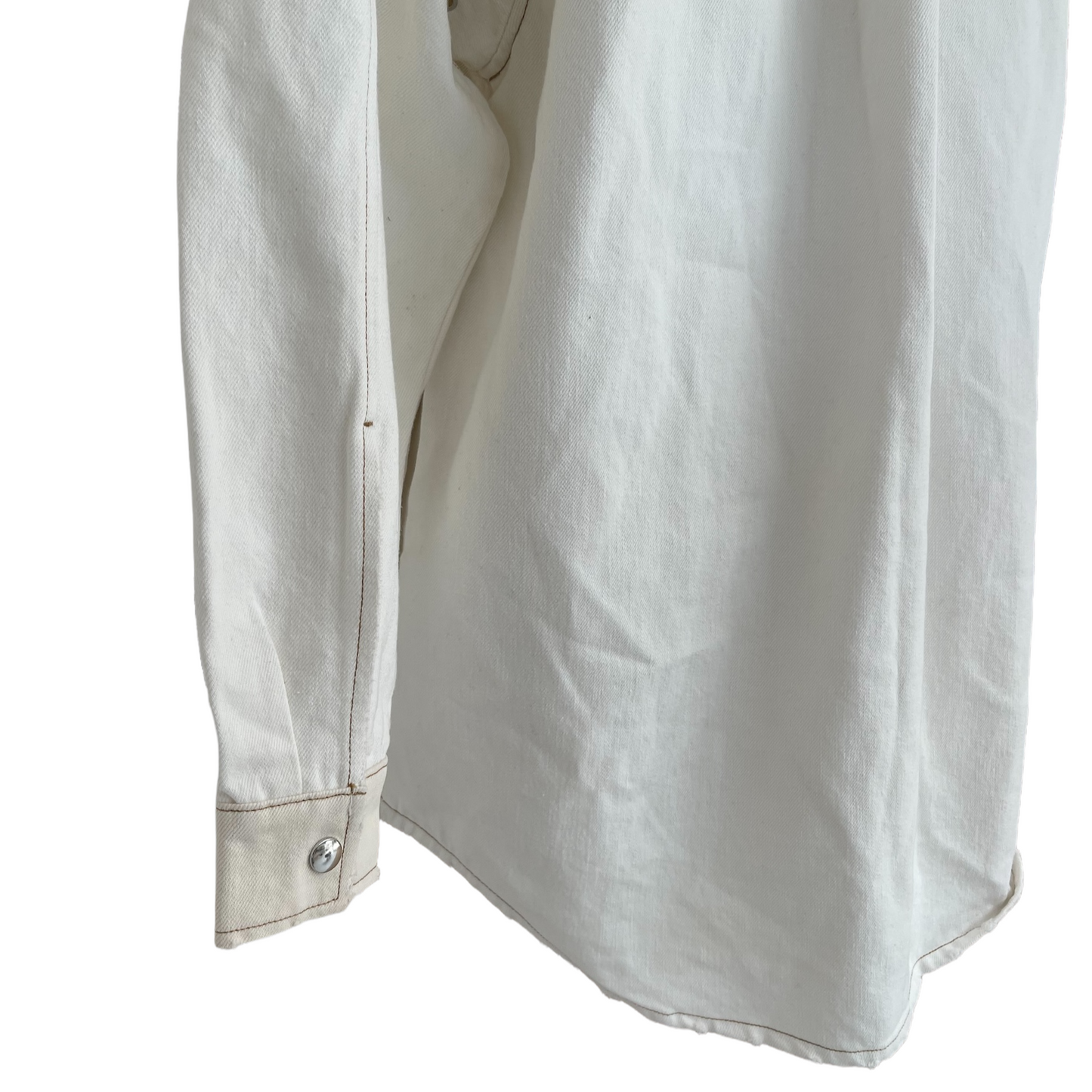 Cream Denim Jacket - XSS/XS