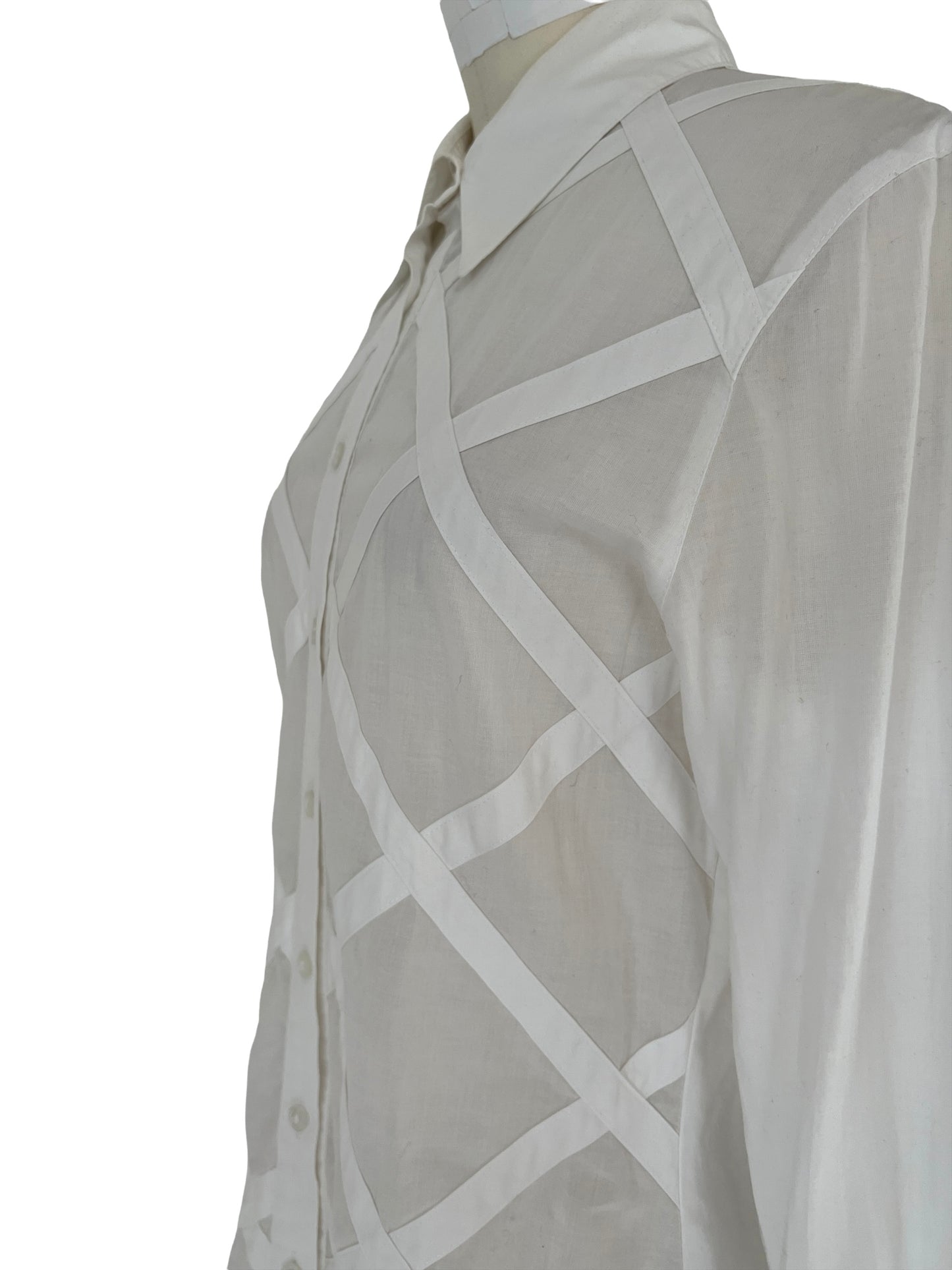 White Button Down Shirt - 2