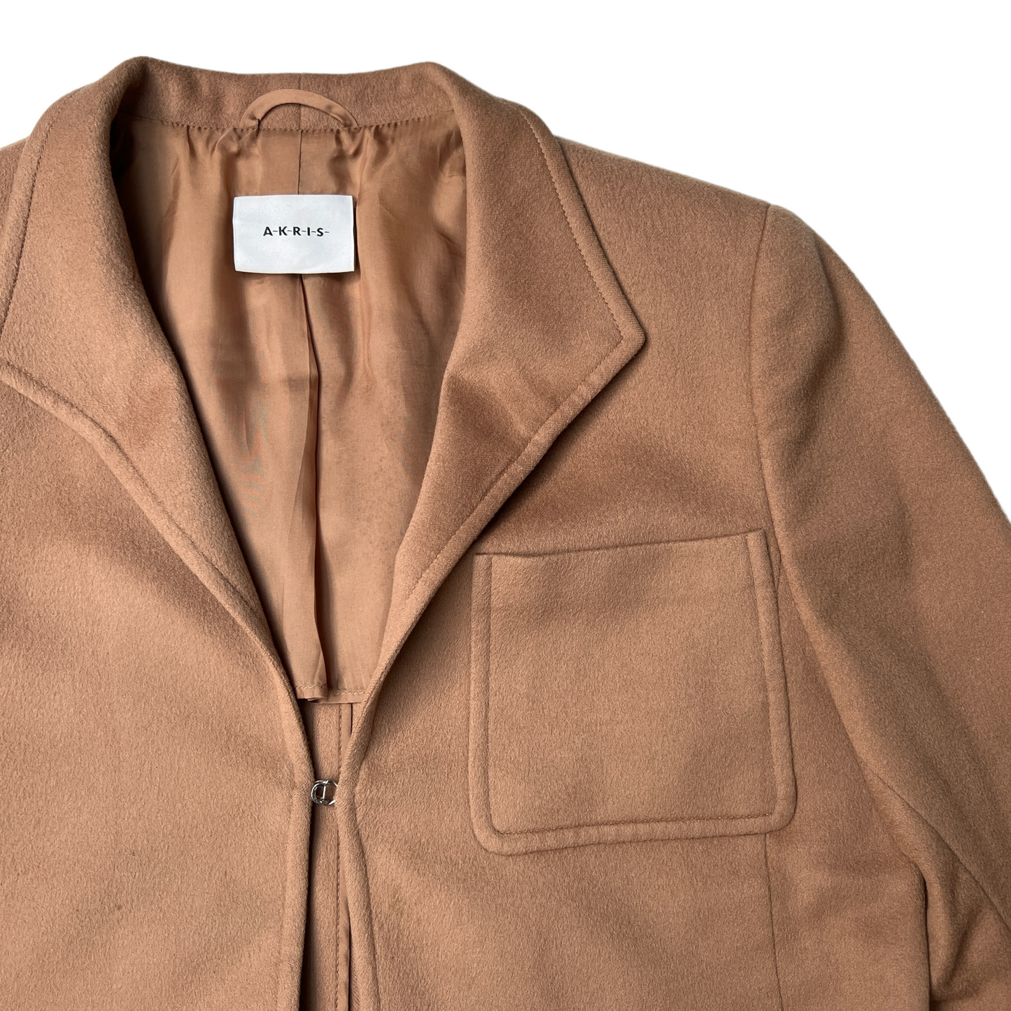 Tan Cashmere Blazer - S