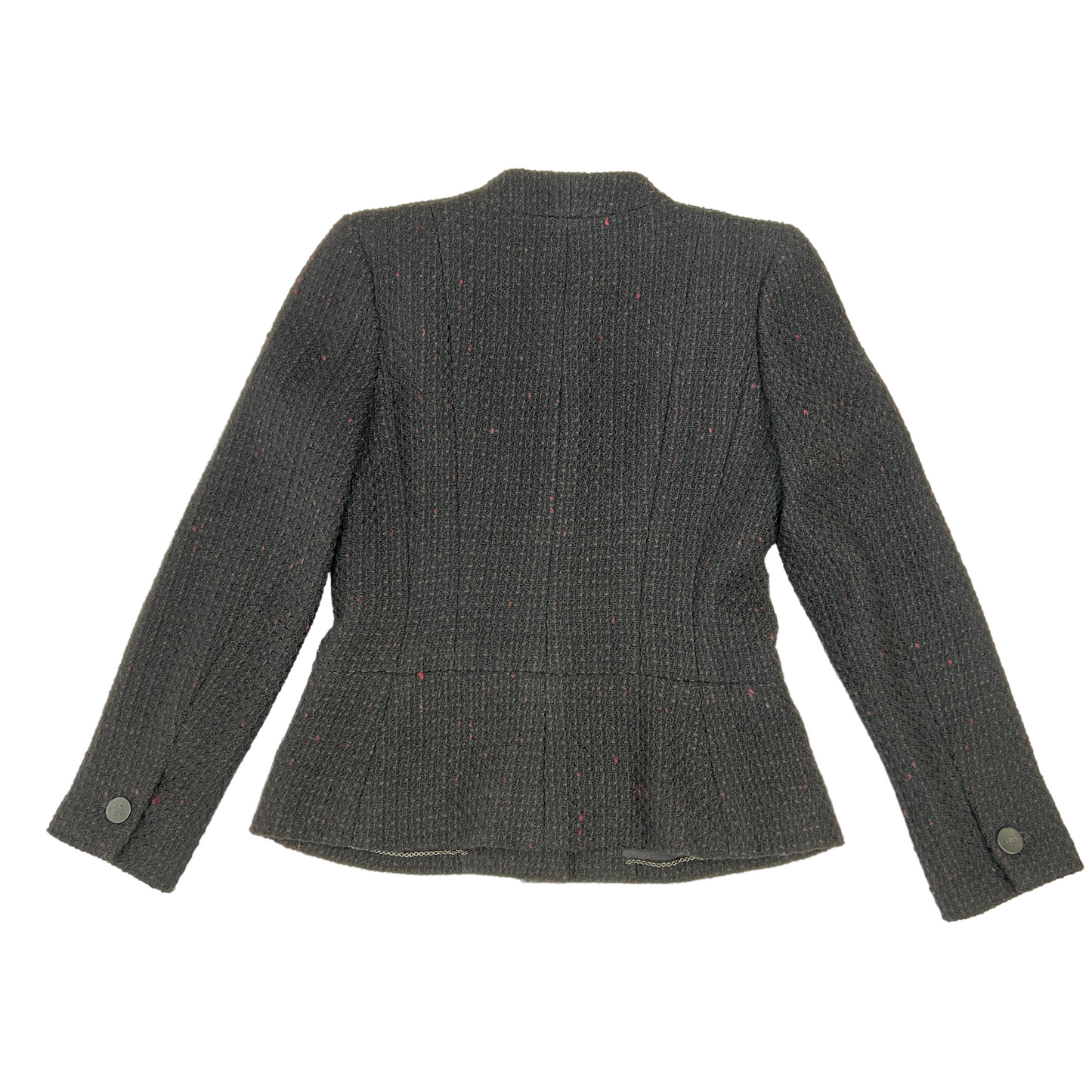 Vintage Black Tweed Jacket - S