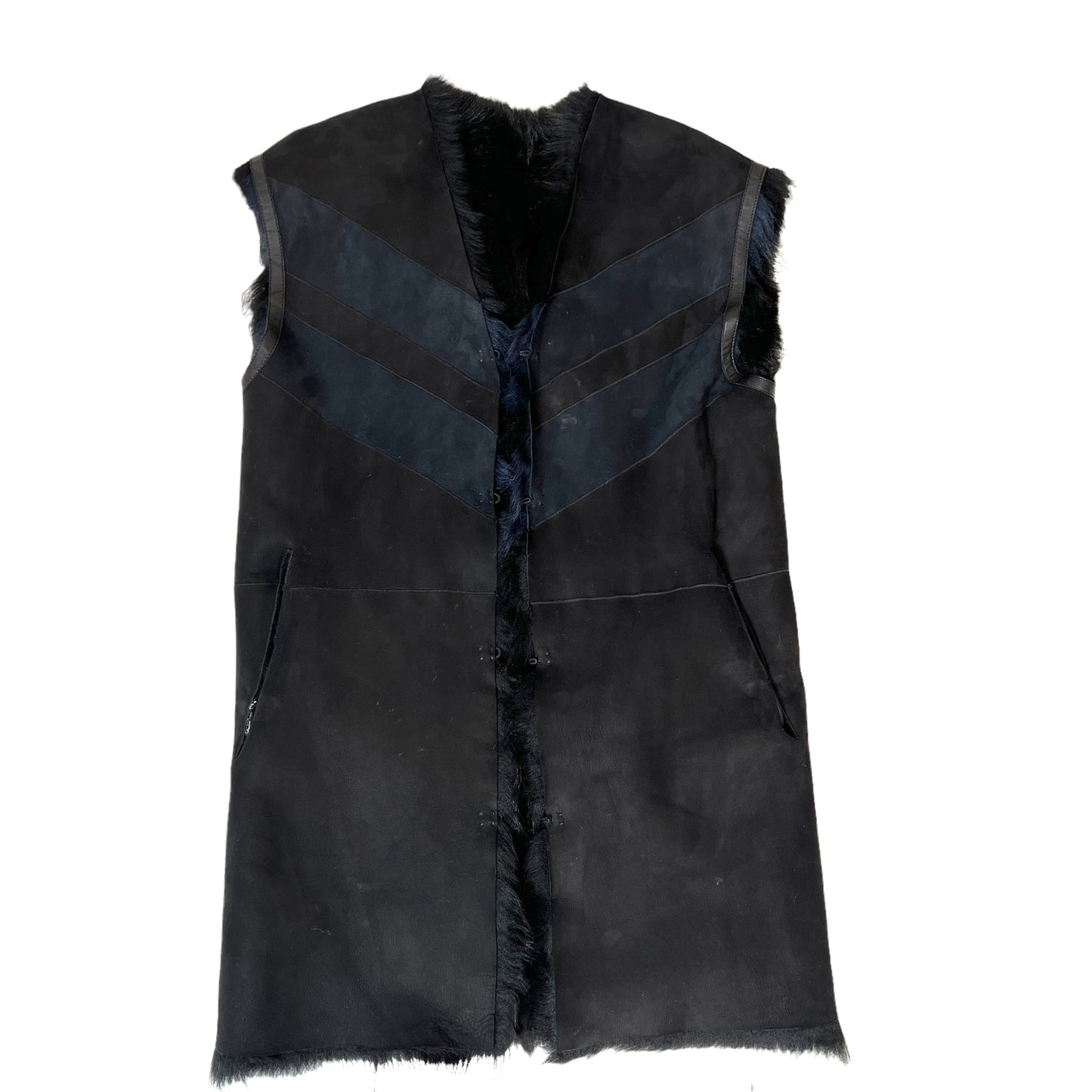 Reversible Fur Vest - S