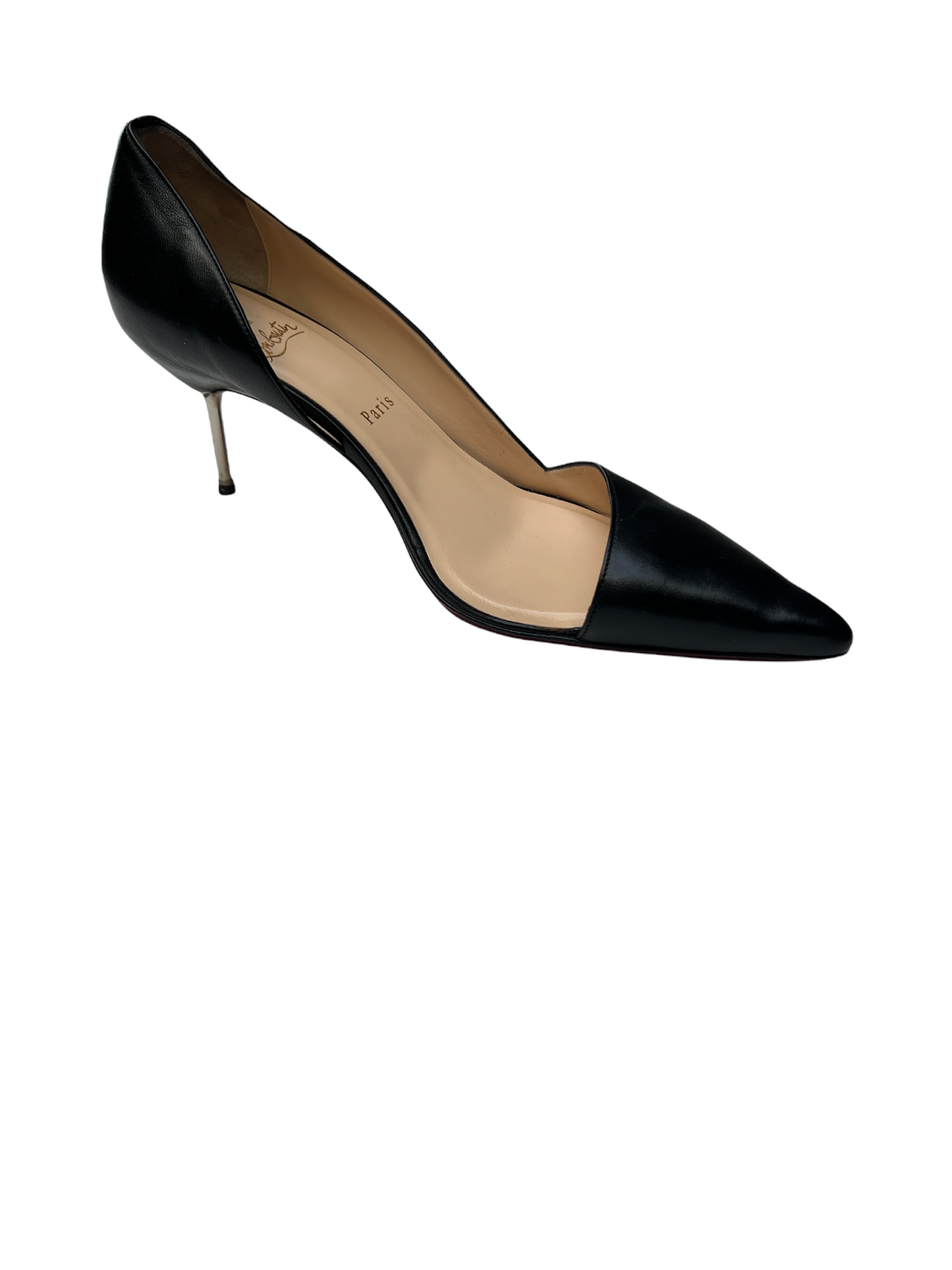 Black Leather and Silver Heels - 11