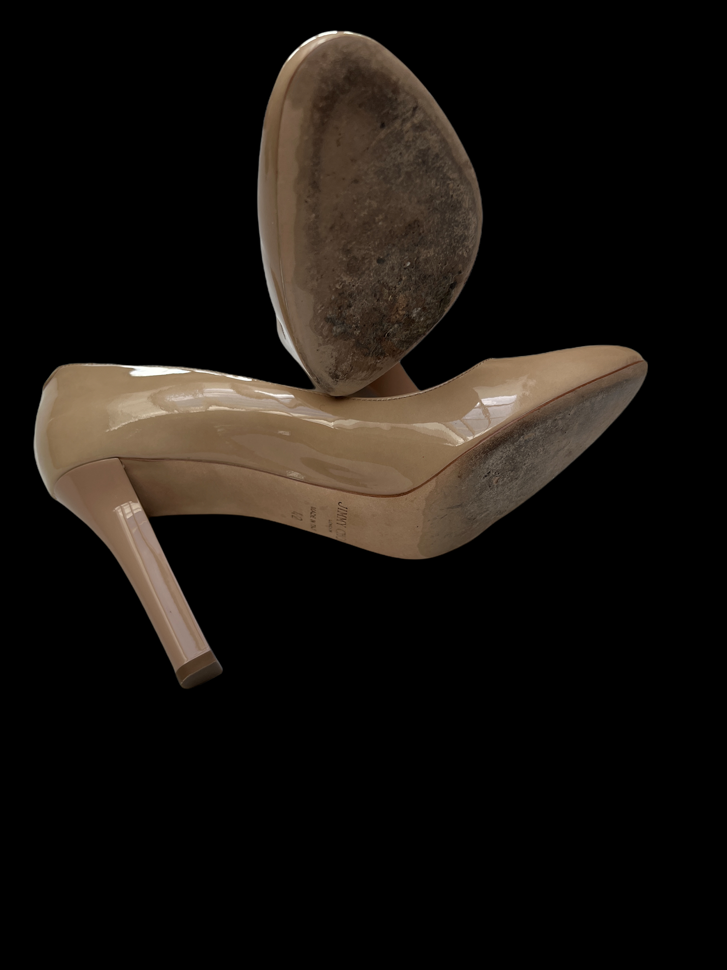 Nude Patent Pumps - 12