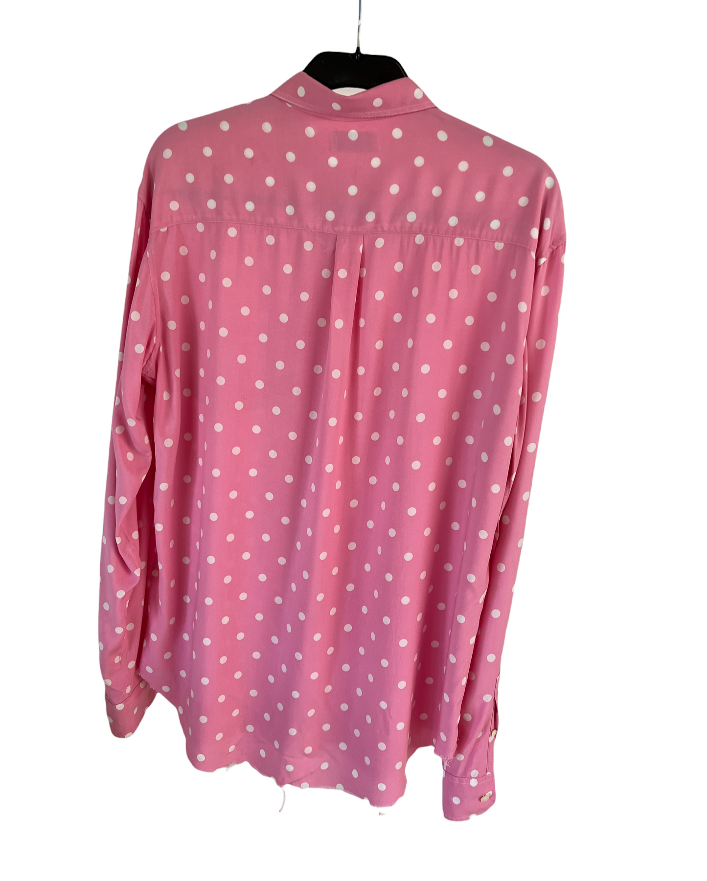 Pink Polka Dot Shirt - L