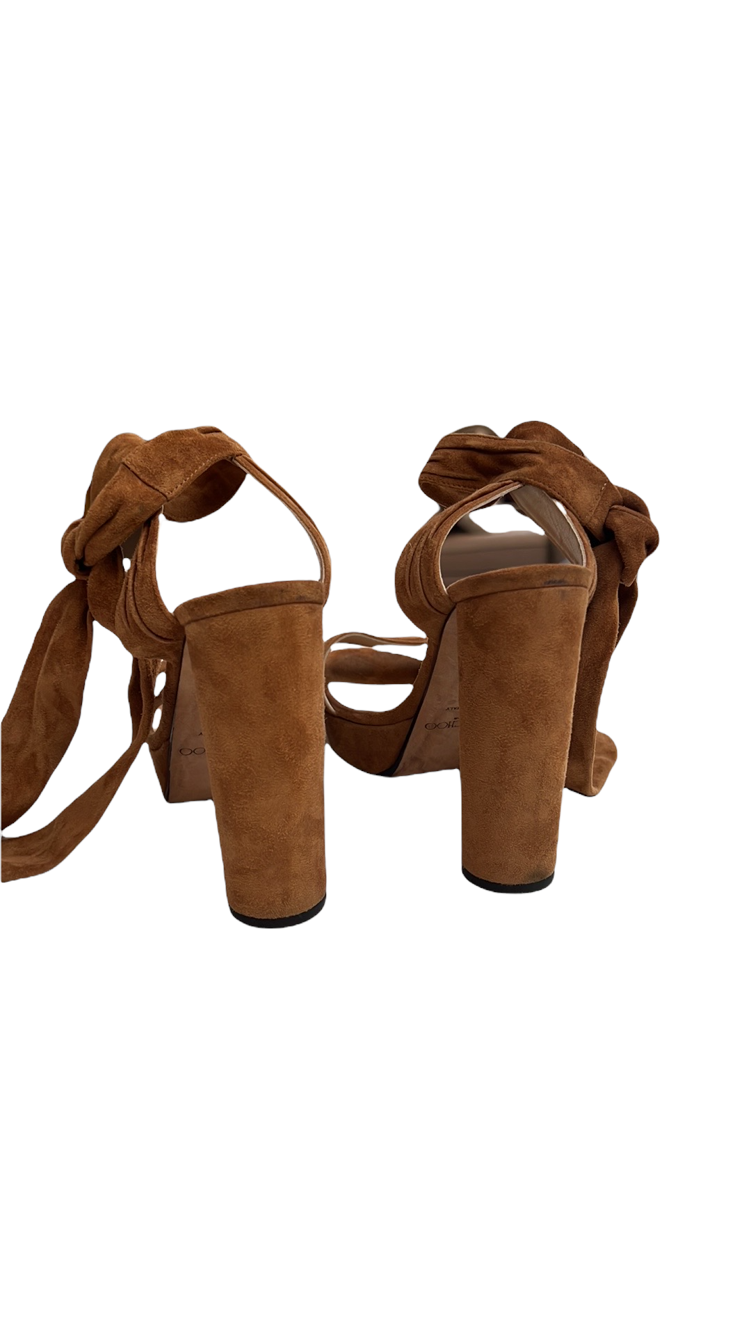 Camel Suede Sandals - 6.5