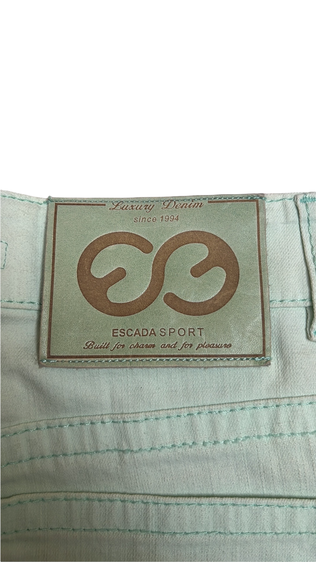 Vintage Light Green Jeans - 28