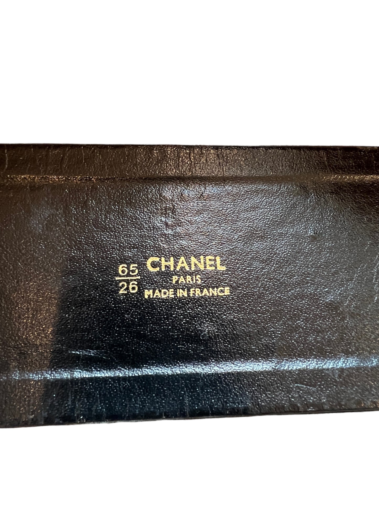 Vintage Patent Leather Belt