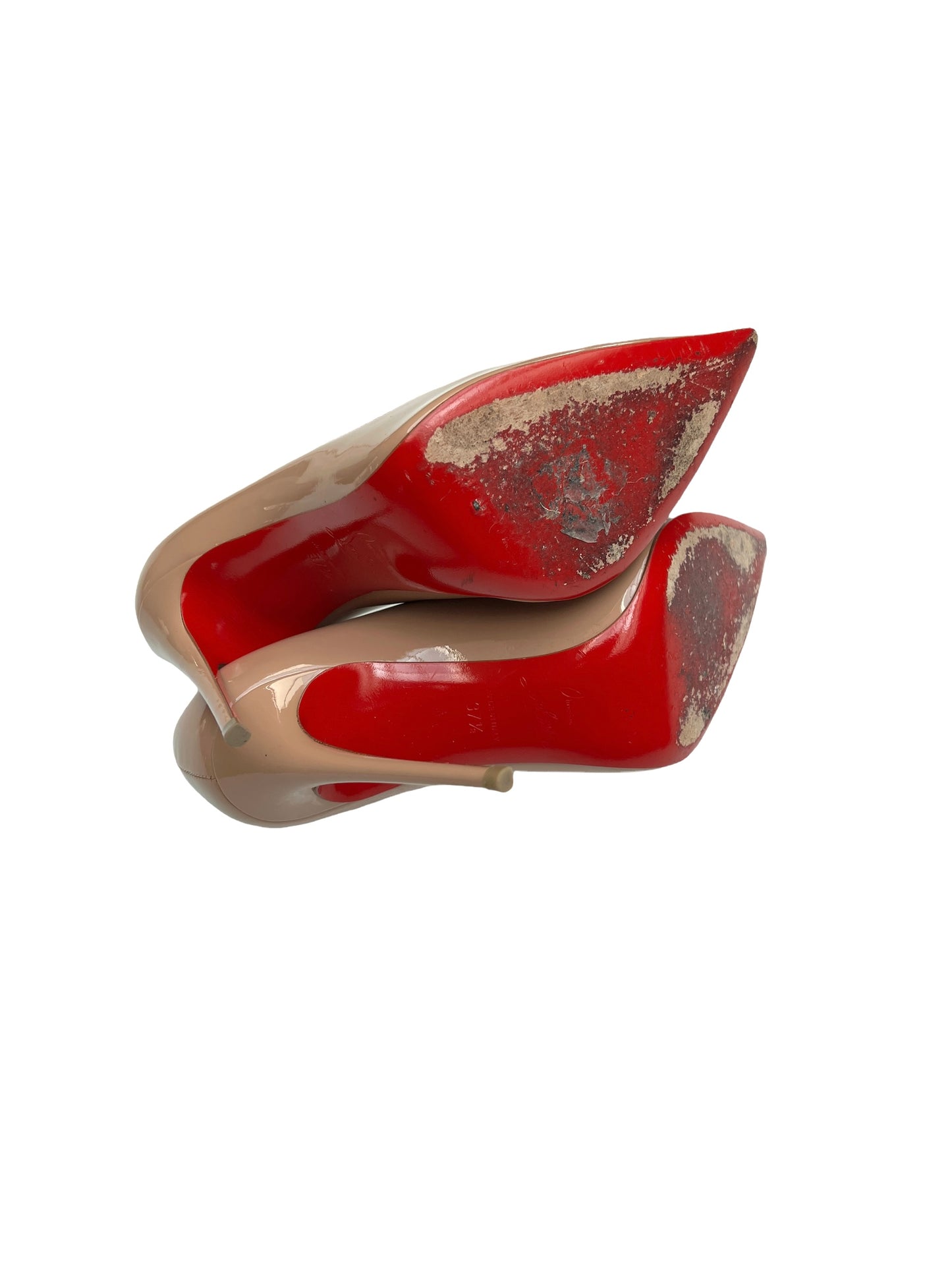 Nude Patent Leather Pump - 8.5