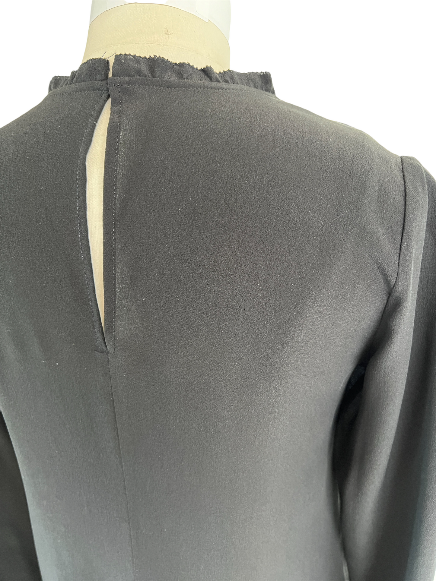 Black Silk Dress - S